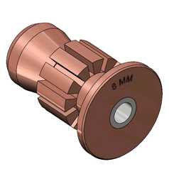 8mm Nozzle, Tungsten Insert (Argon)